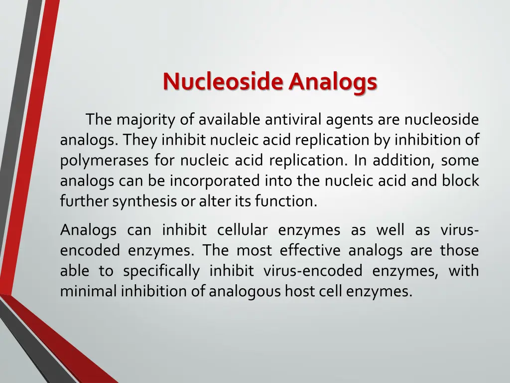 nucleoside analogs