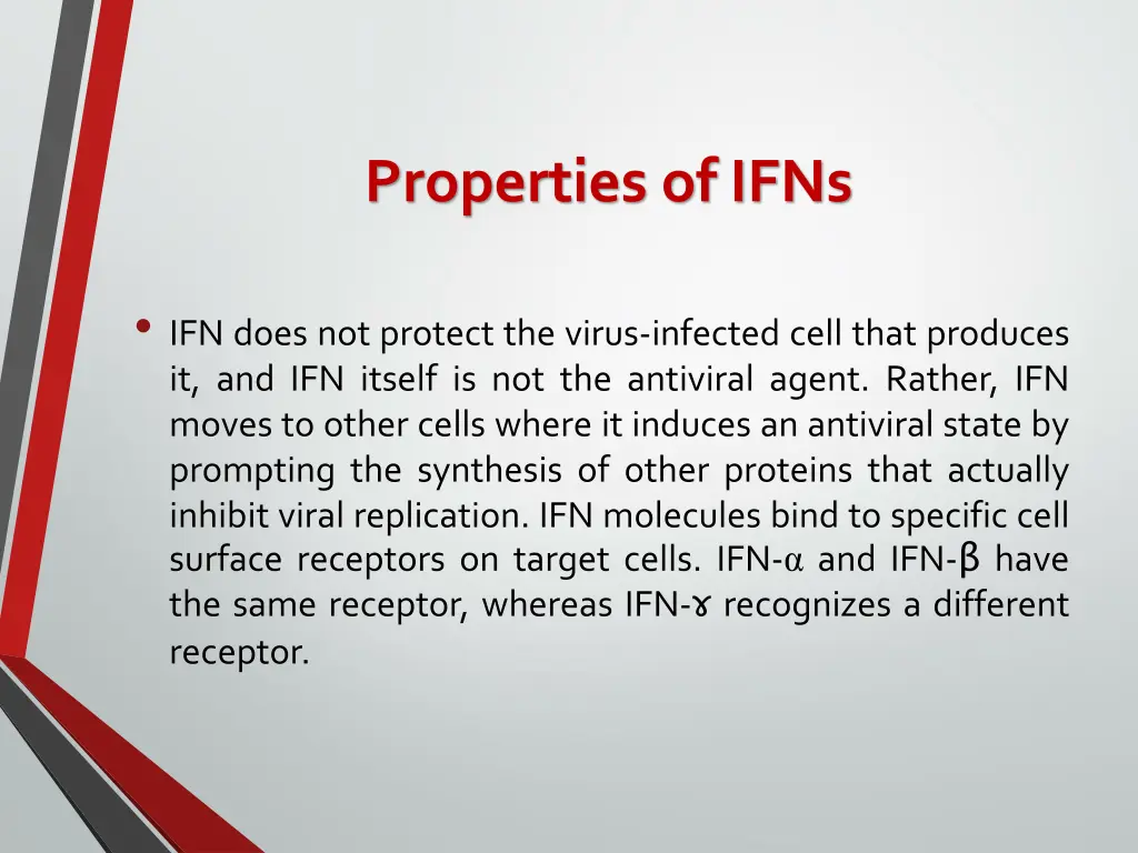 properties of ifns 1