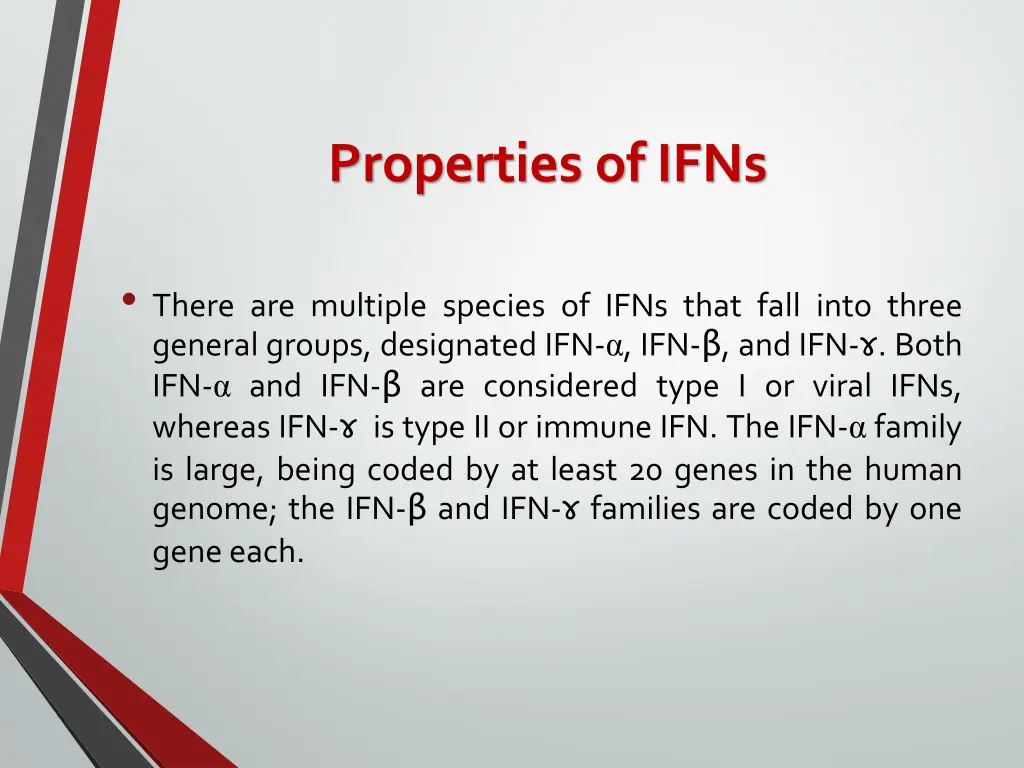 properties of ifns