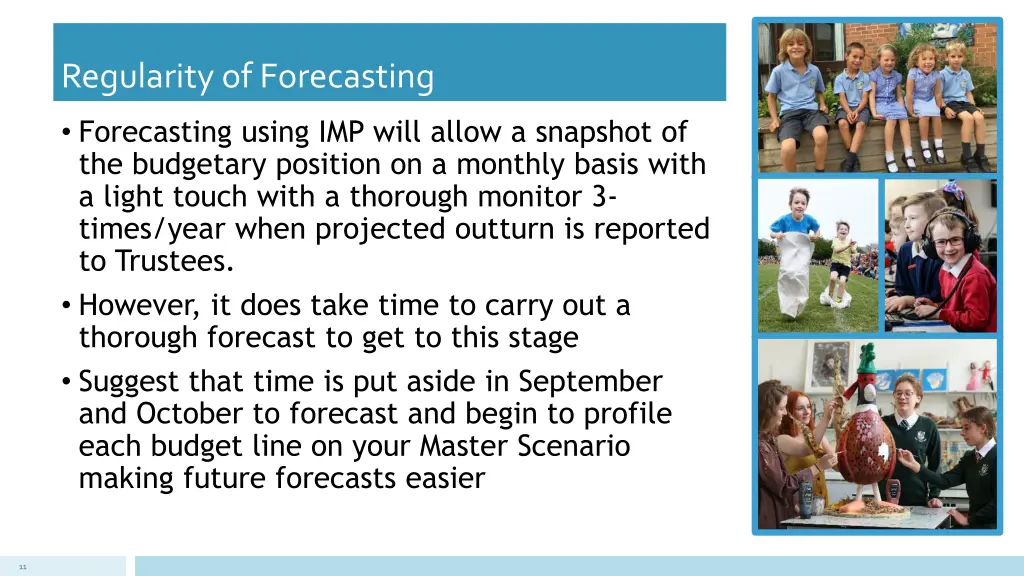 regularity of forecasting