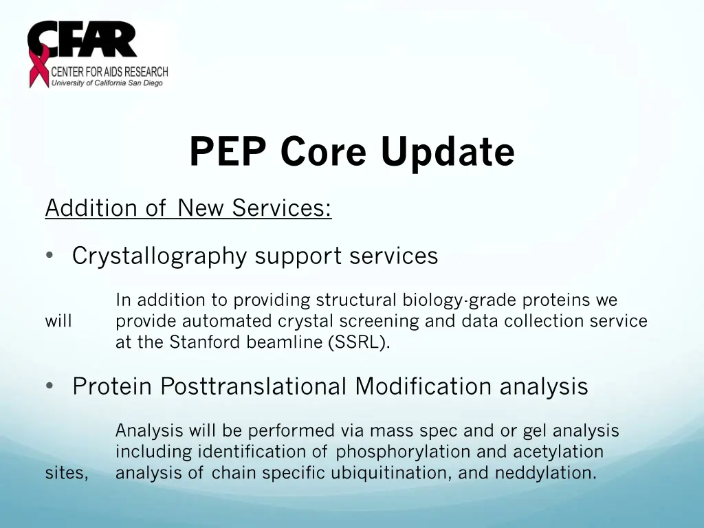 pep core update 1