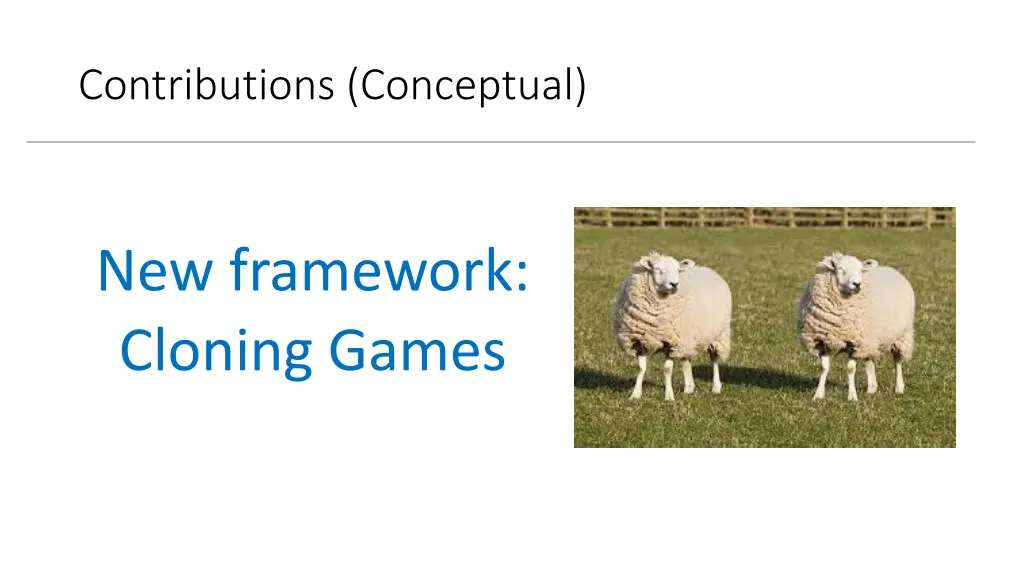 contributions conceptual