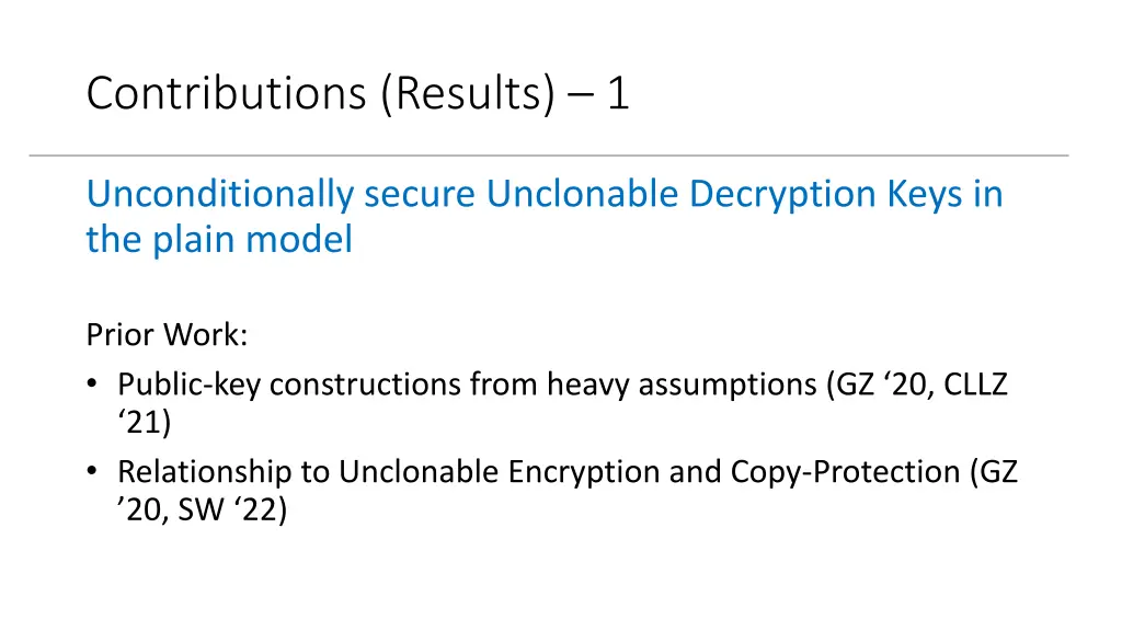 contributions results 1