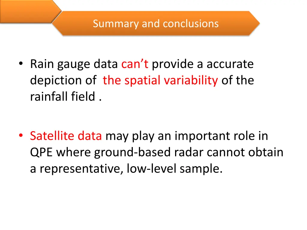 summary and conclusions 1