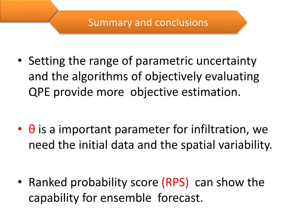 summary and conclusions