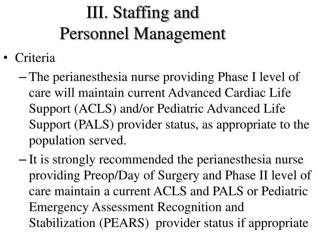 iii staffing and personnel management 1