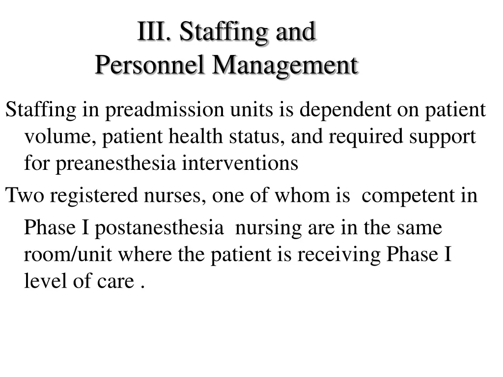iii staffing and personnel management 2