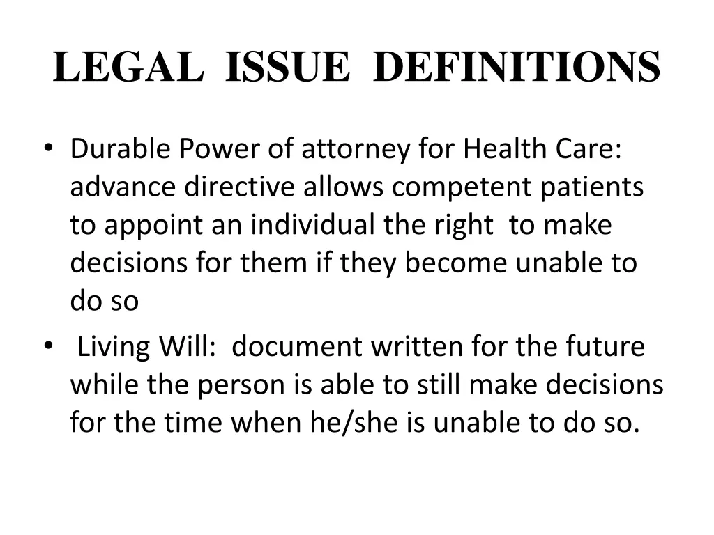 legal issue definitions 3