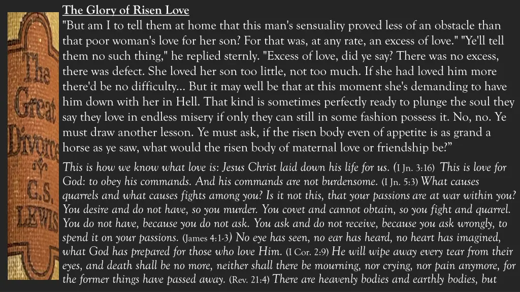 the glory of risen love but am i to tell them