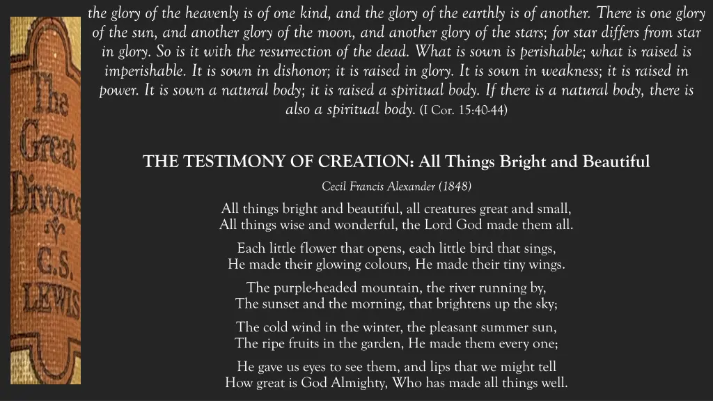 the glory of the heavenly is of one kind