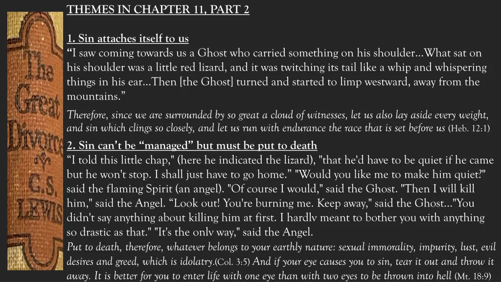 themes in chapter 11 part 2