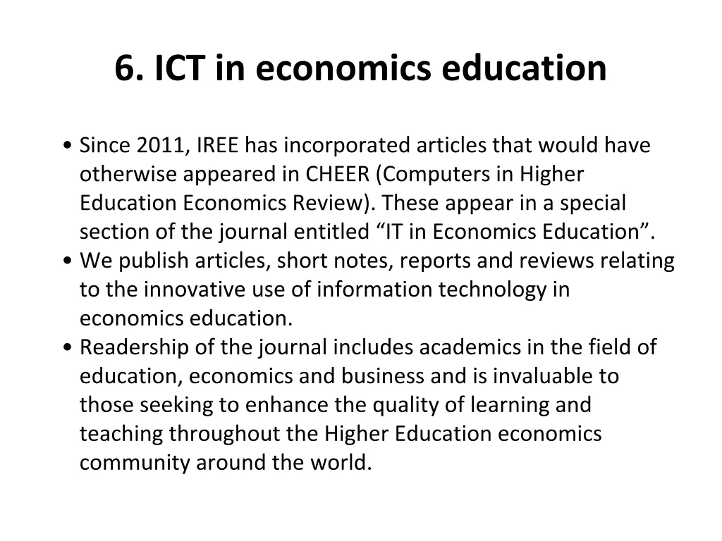 6 ict in economics education