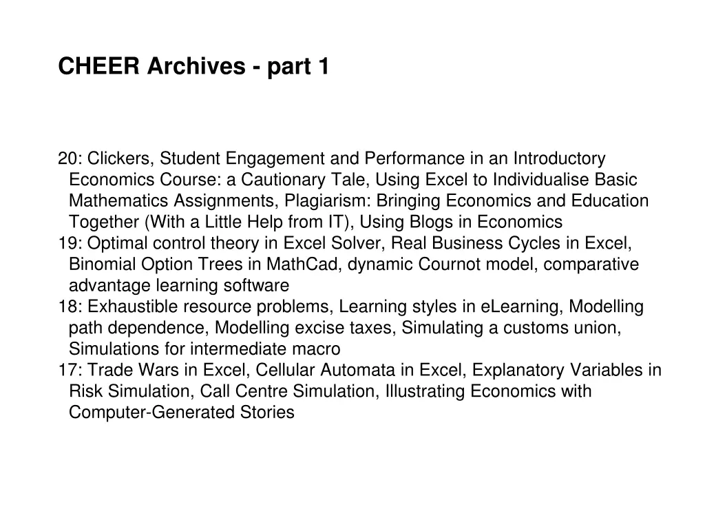 cheer archives part 1
