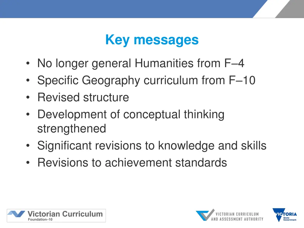 key messages
