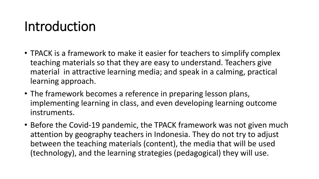 introduction introduction