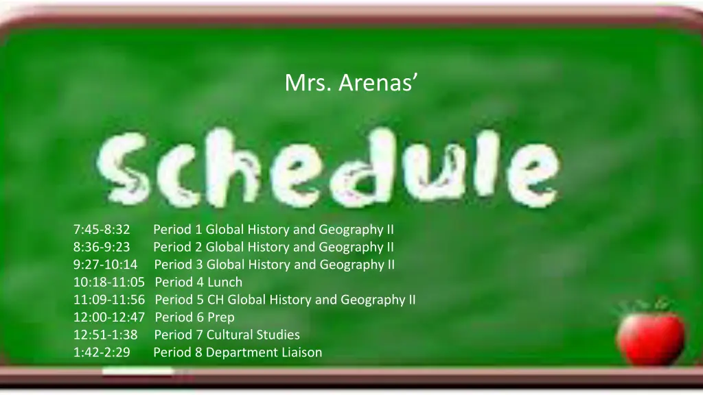 mrs arenas