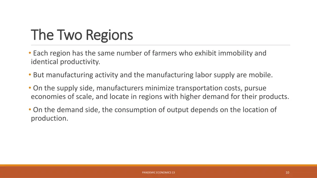 the two regions the two regions