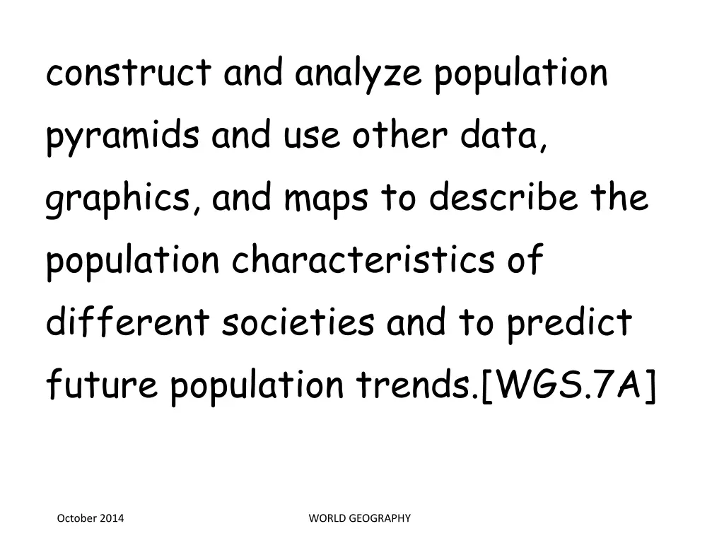 construct and analyze population pyramids