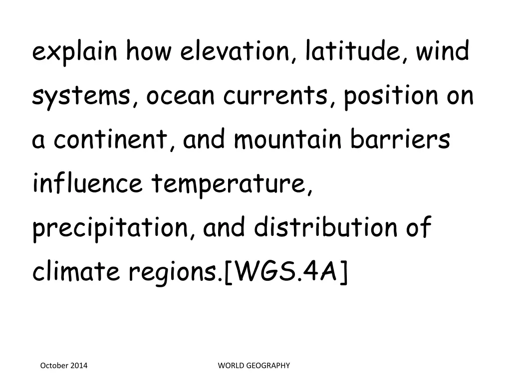 explain how elevation latitude wind systems ocean