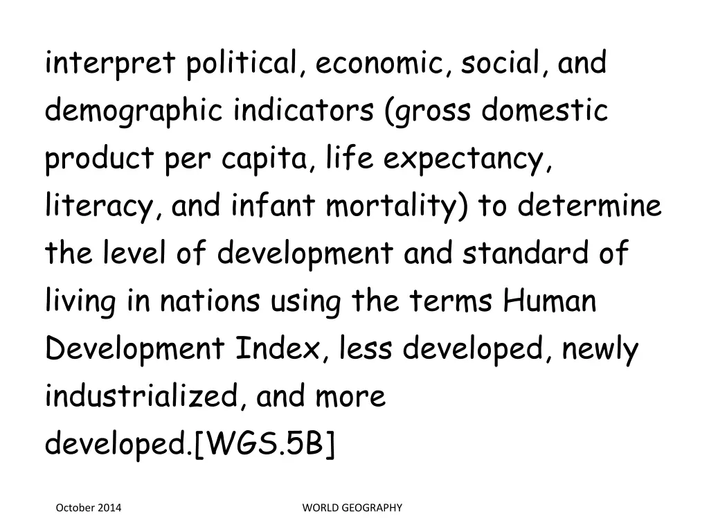 interpret political economic social