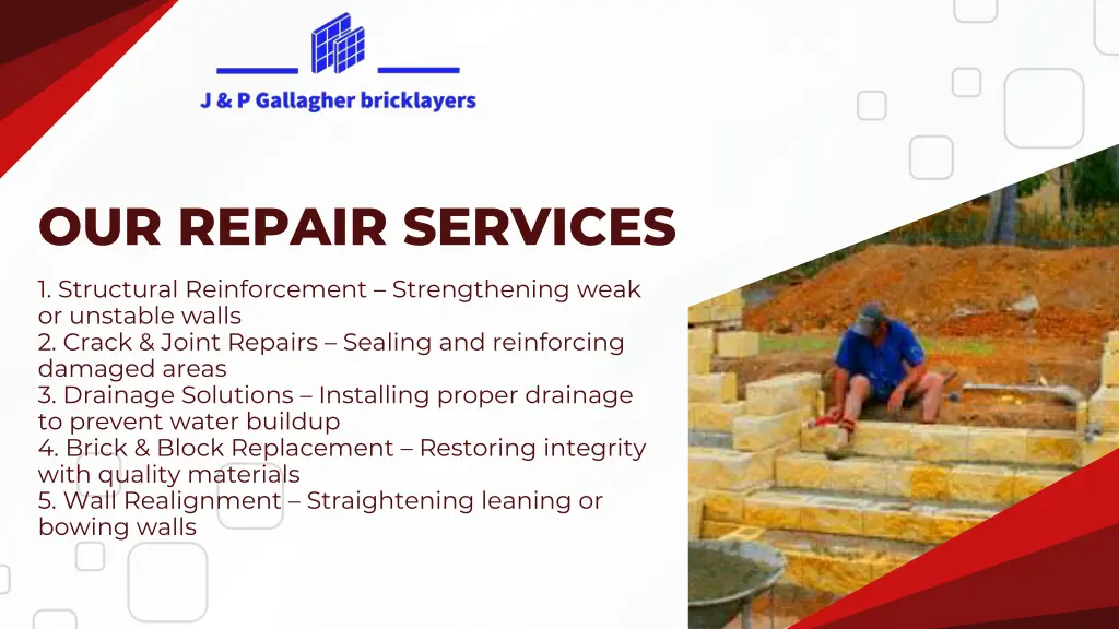 our repair services