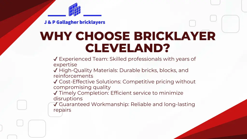why choose bricklayer cleveland
