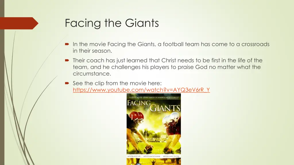 facing the giants