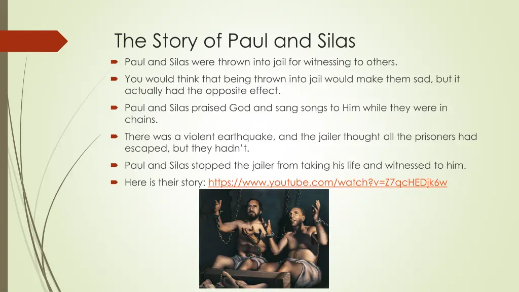 the story of paul and silas paul and silas were