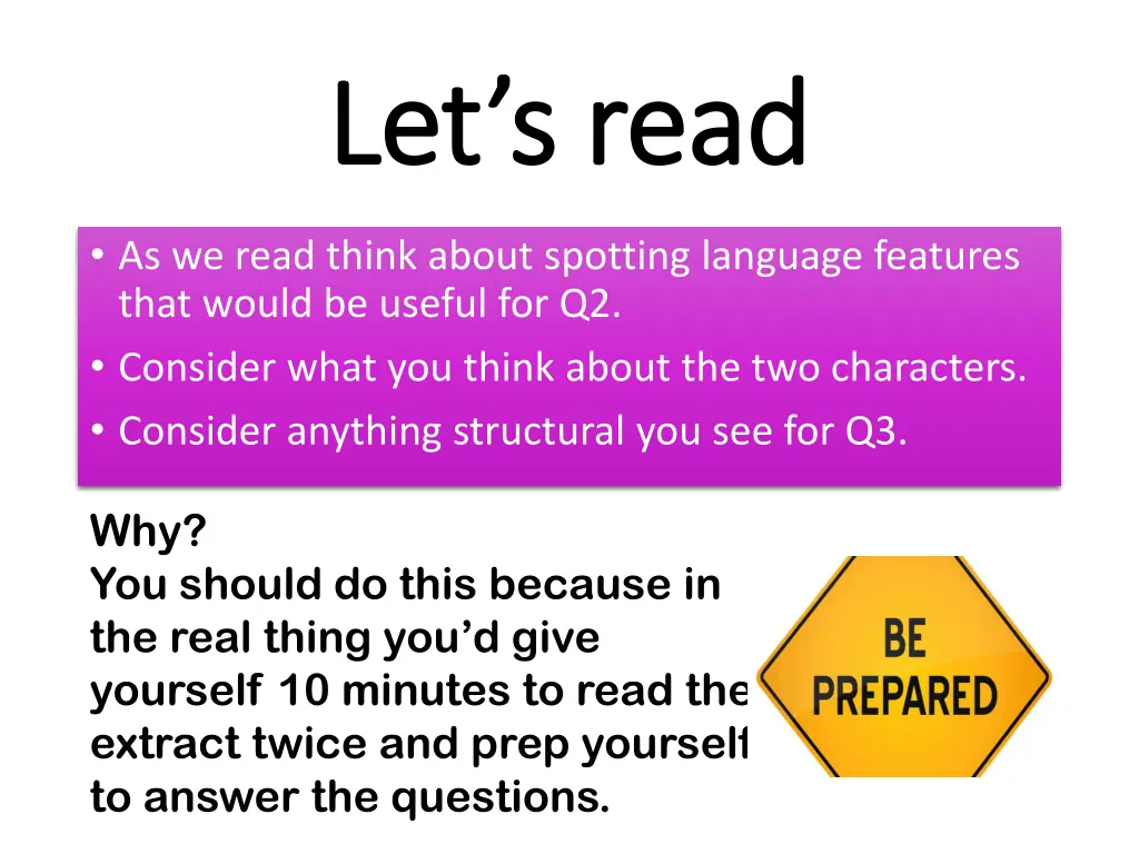 let s read let s read