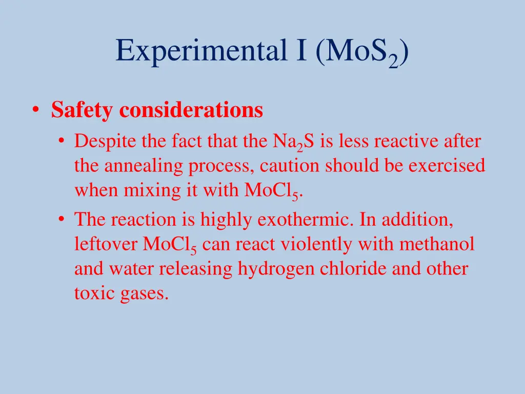 experimental i mos 2 1
