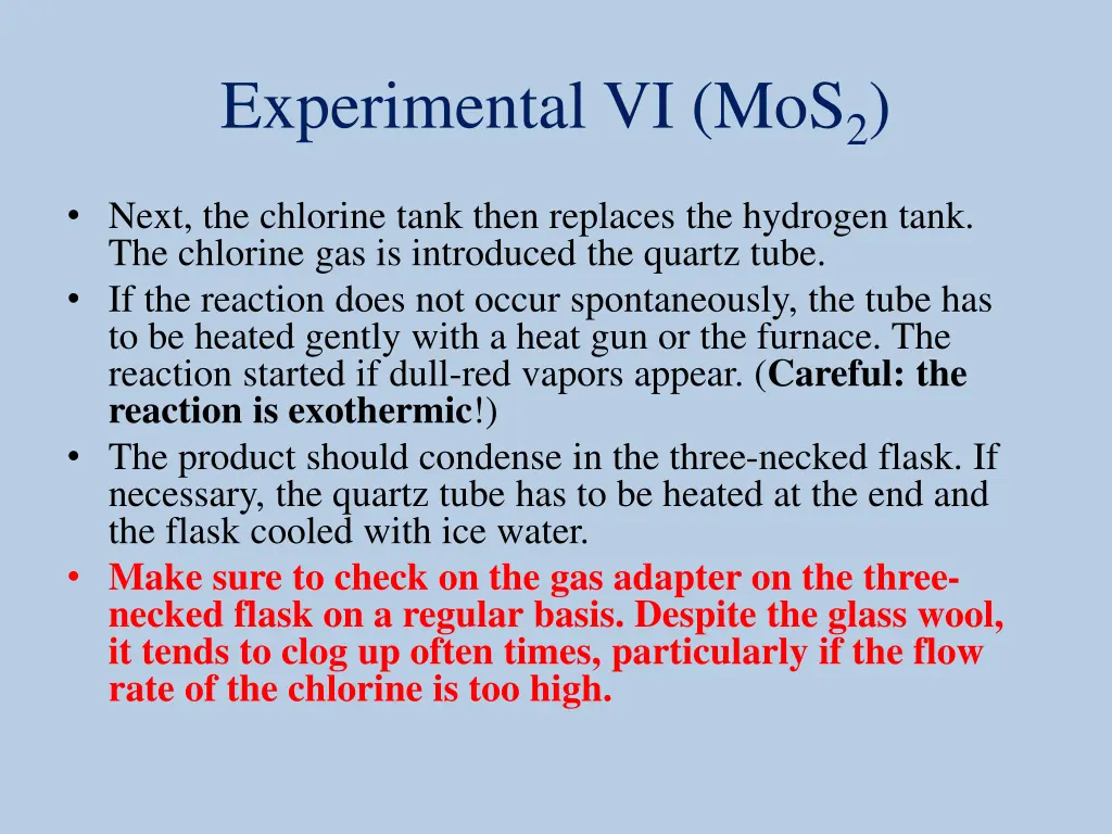 experimental vi mos 2