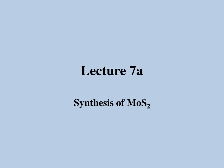 lecture 7a