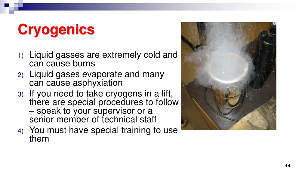 cryogenics