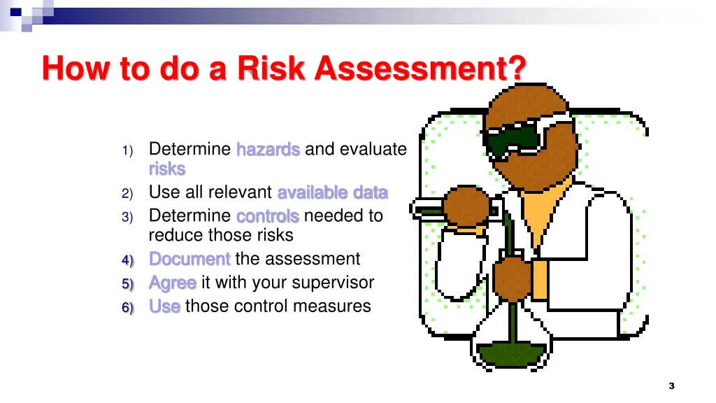how to do a risk assessment