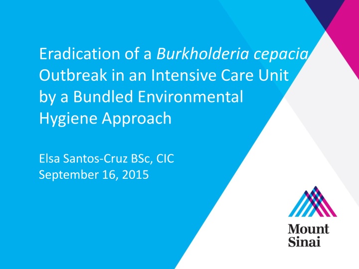 eradication of a burkholderia cepacia outbreak