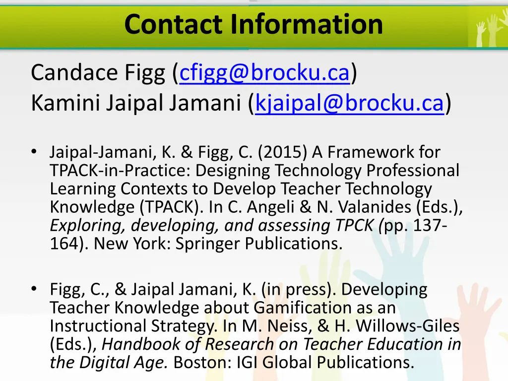 contact information