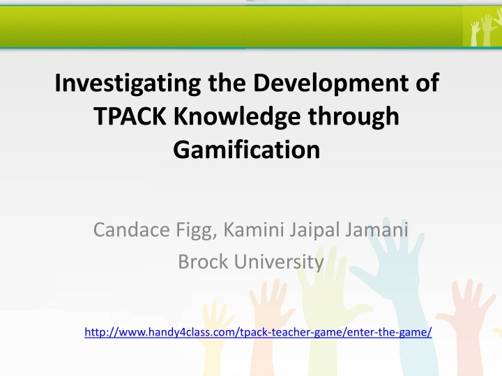 investigating the development of tpack knowledge