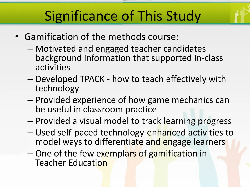 significance of this study