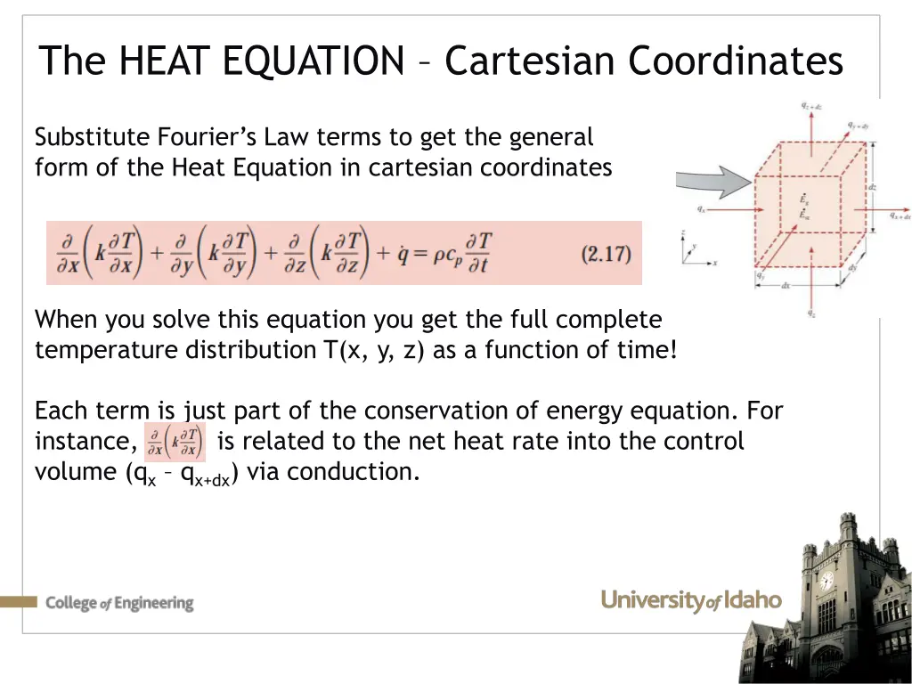 the heat equation cartesian coordinates 2