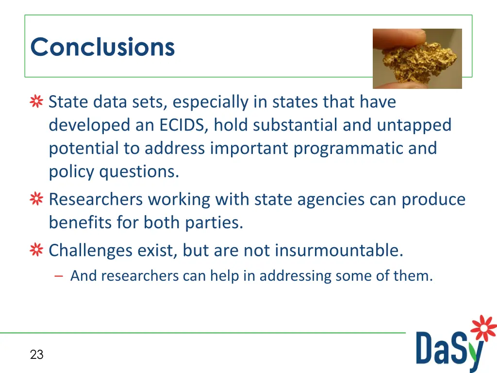 conclusions