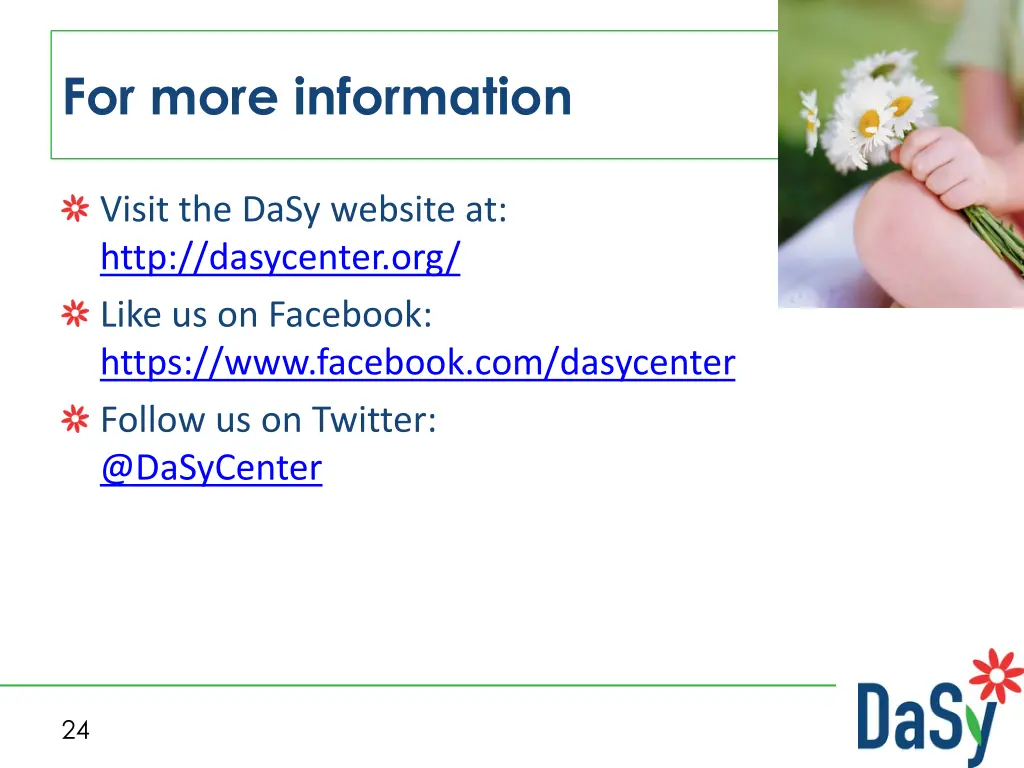 for more information
