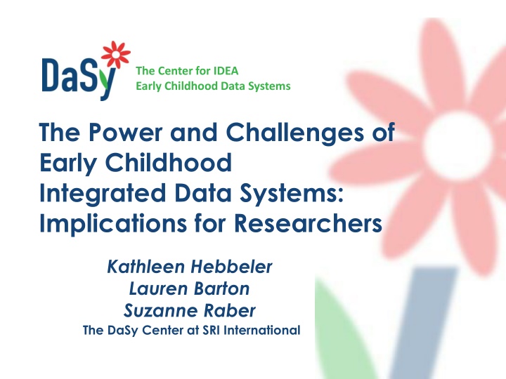 the center for idea early childhood data systems