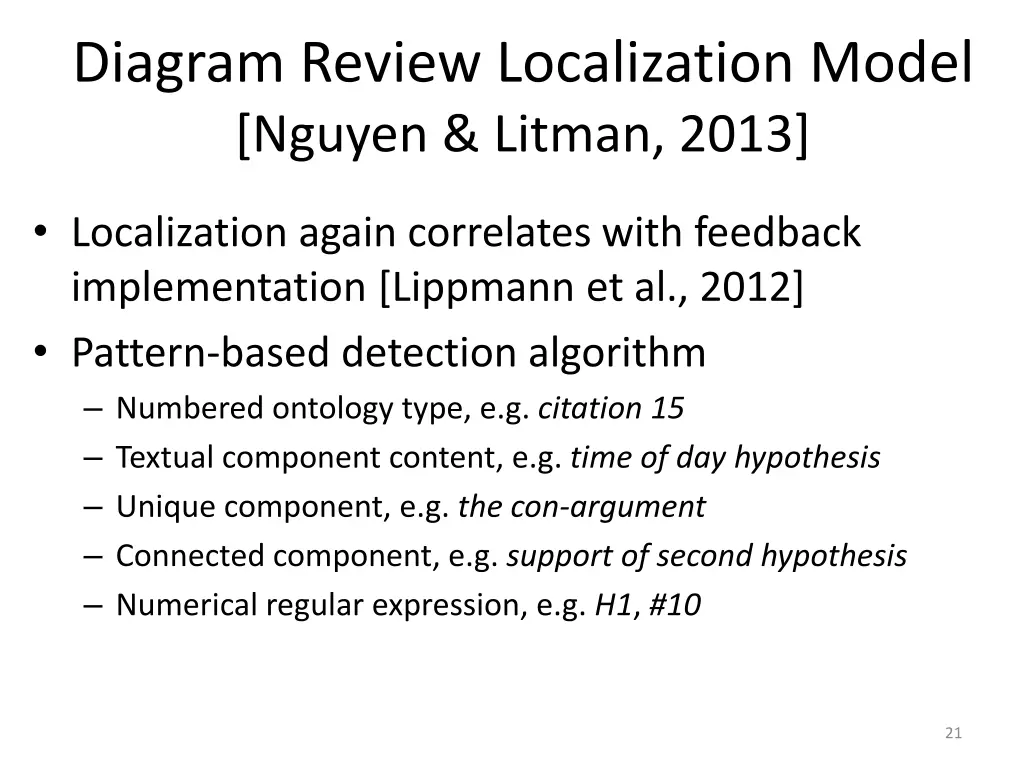 diagram review localization model nguyen litman