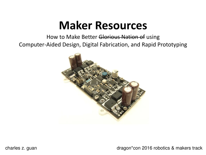 maker resources how to make better glorious