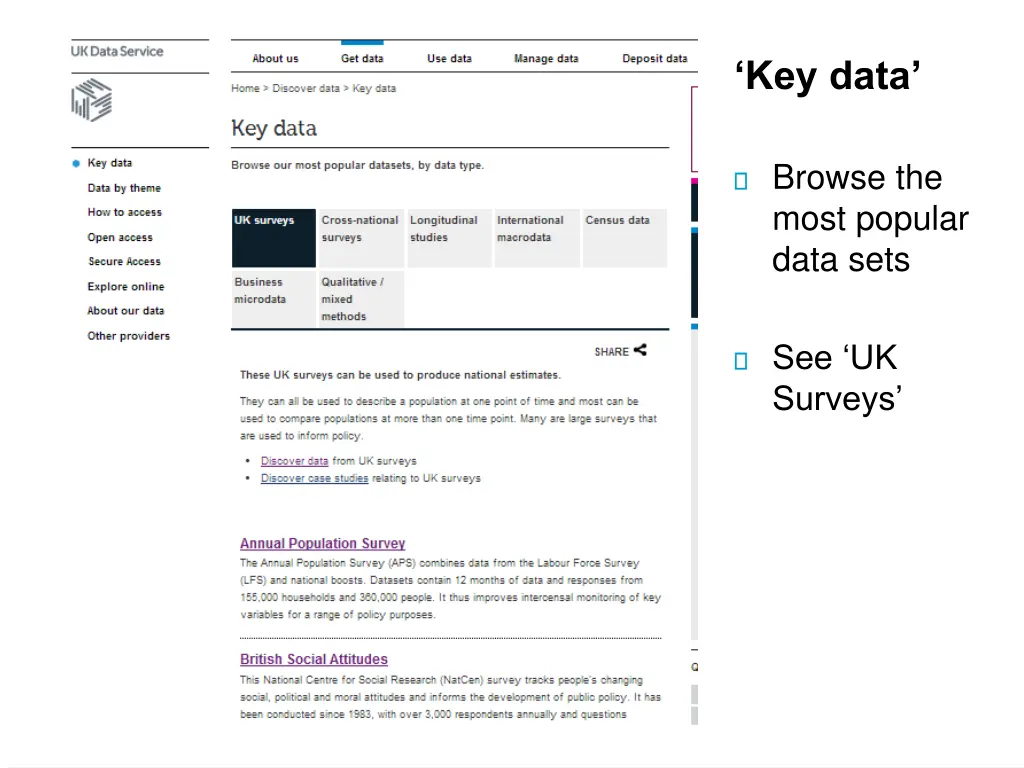 key data