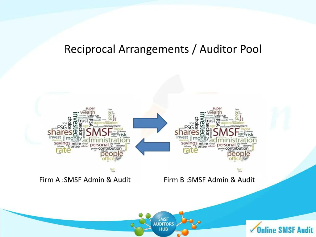 reciprocal arrangements auditor pool