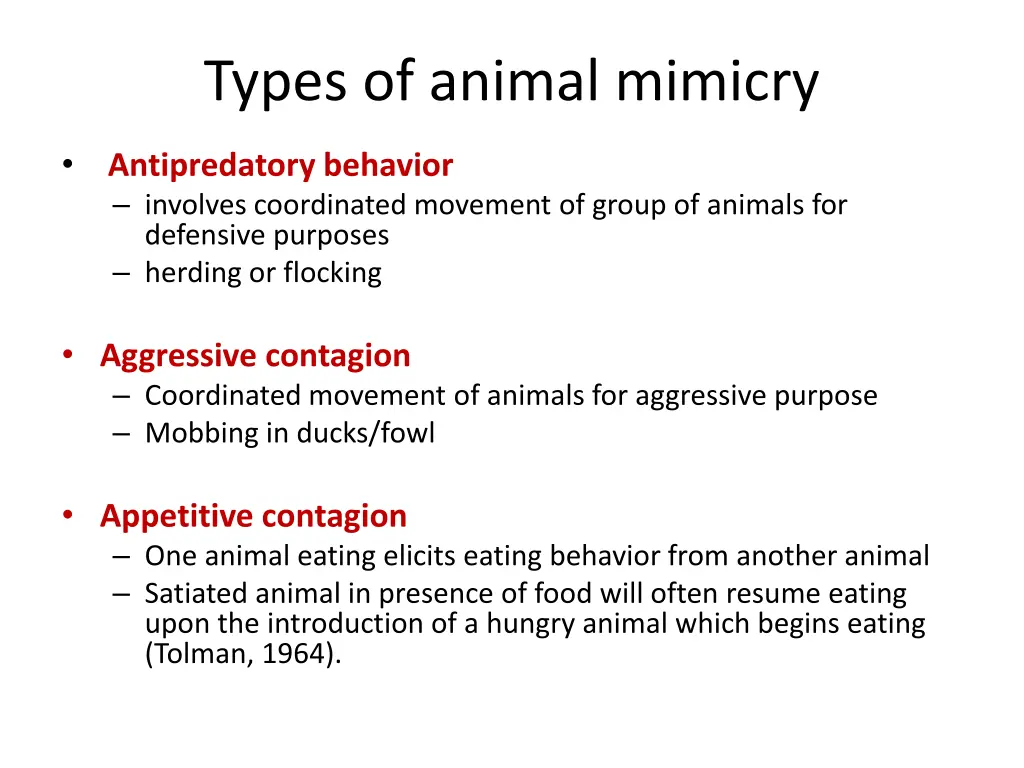 types of animal mimicry 2