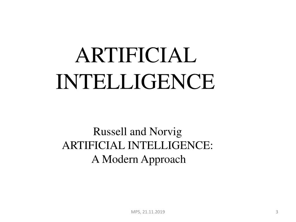 artificial intelligence