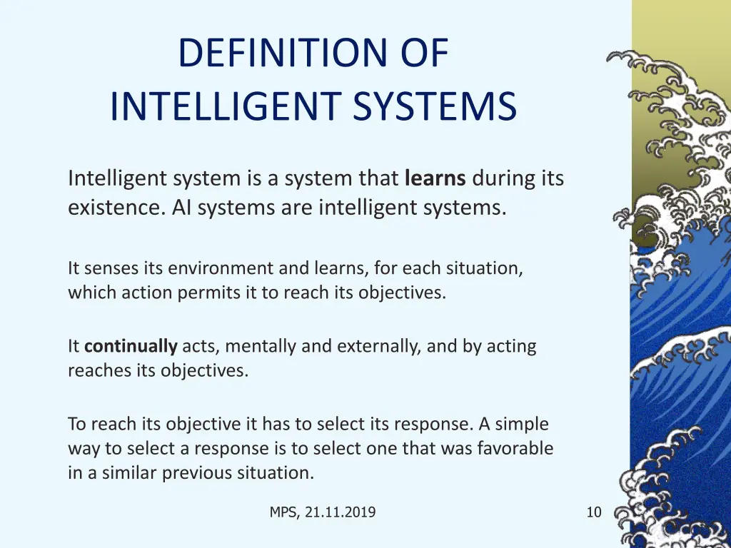 definition of intelligent systems