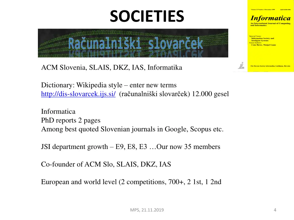 societies